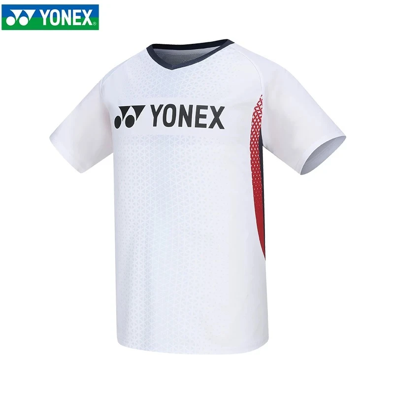 YONEX/尤尼克斯男款女款羽毛球T恤夏季透气吸汗t恤比赛服速干短袖