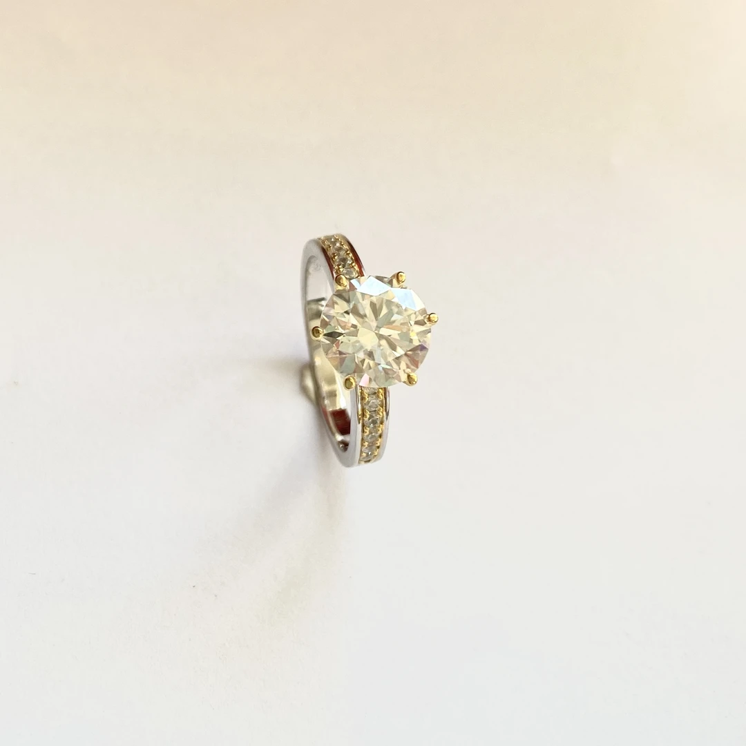 时尚经典款小圆戒指3ct AA38