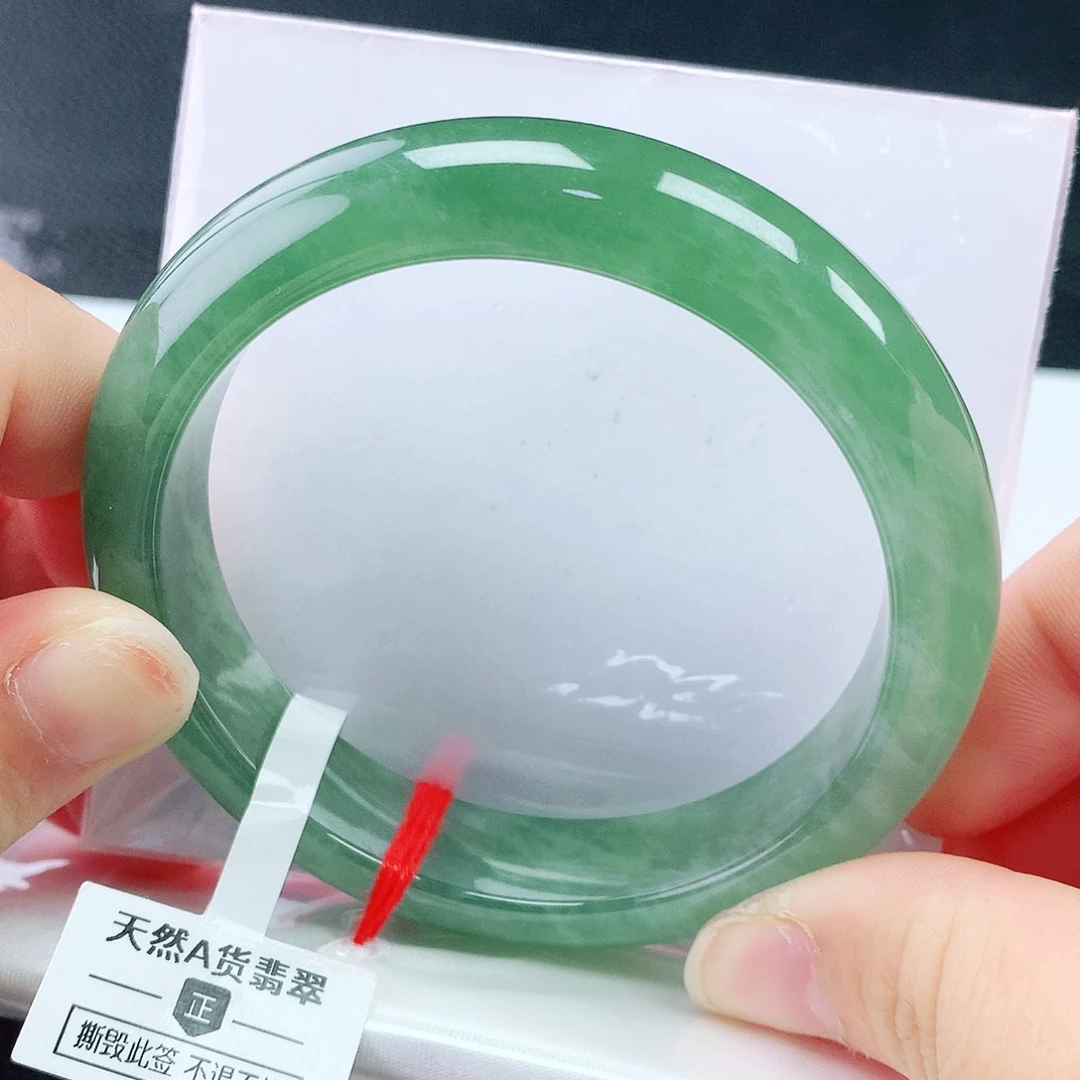 未镶嵌手镯翡翠58圈