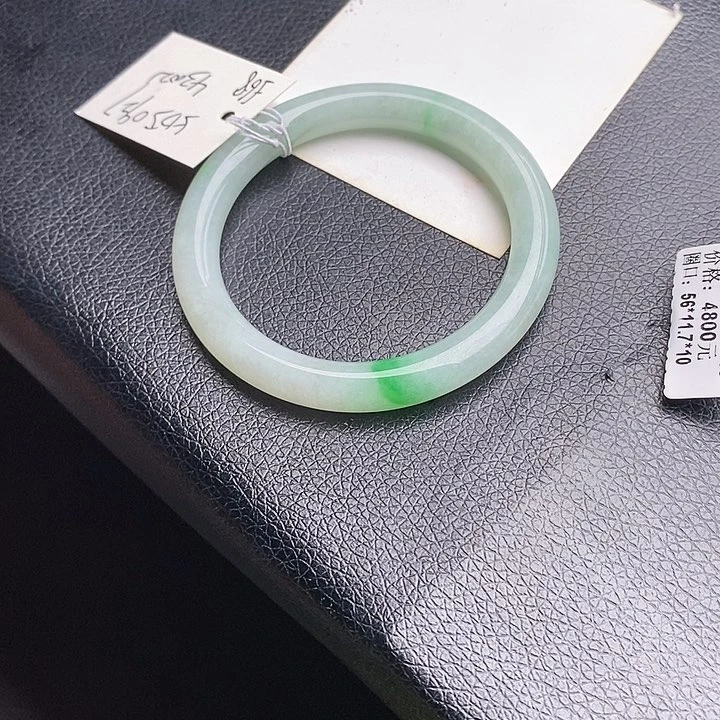 未镶嵌手镯翡翠57圆条