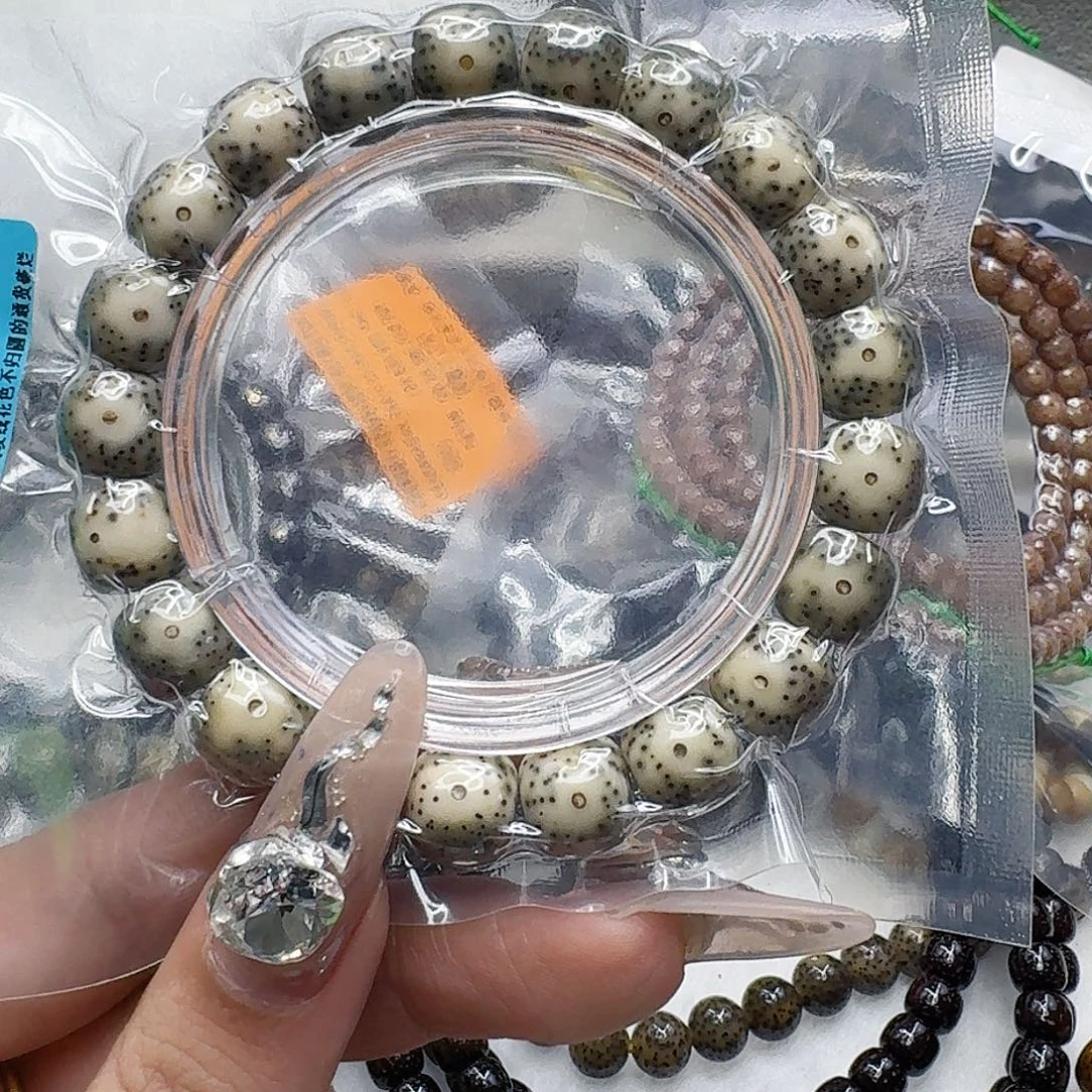 手串星月菩提62尽头卡姿兰青花星月菩提11桶单圈