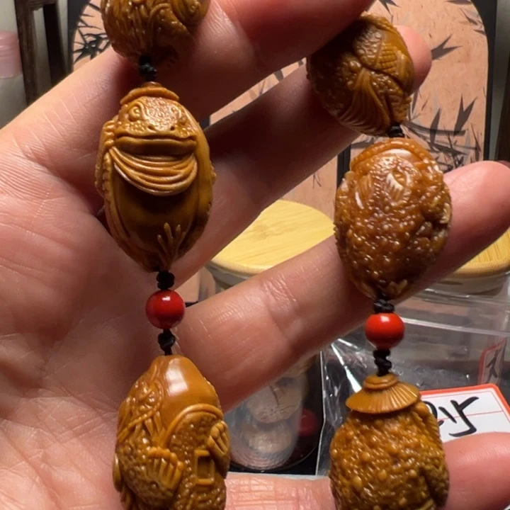 手串/手链橄榄核鹏**手工金蝉