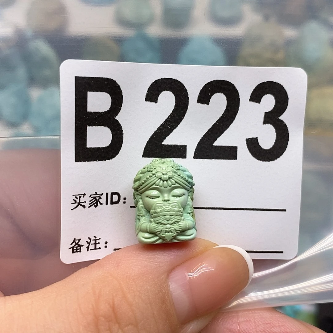 绿松石未镶嵌绿松石配饰定制B****t