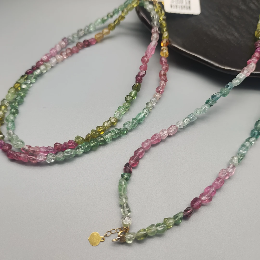 【老王好物优选】HTC07-07-天然多宝碧玺项链多样性发一