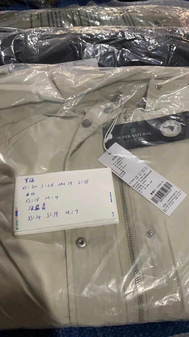 女士冬季可拆卸内胆宽松百搭连帽工装鹅绒服E530