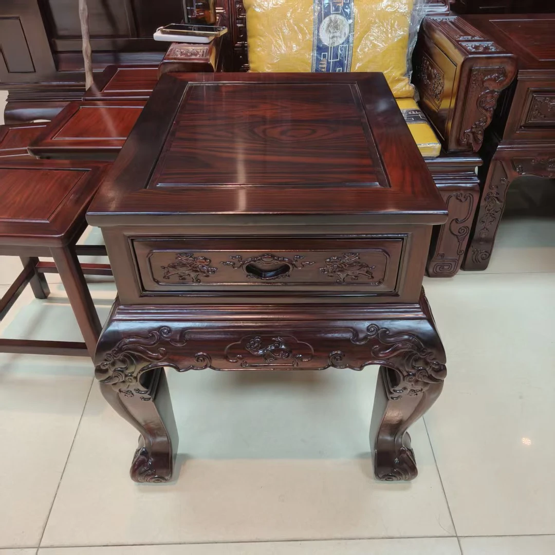 酸枝木  角几尺寸：长60宽50高65