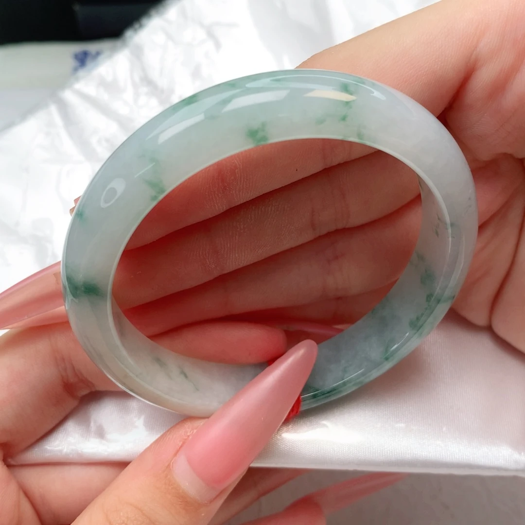 未镶嵌手镯翡翠正圈56