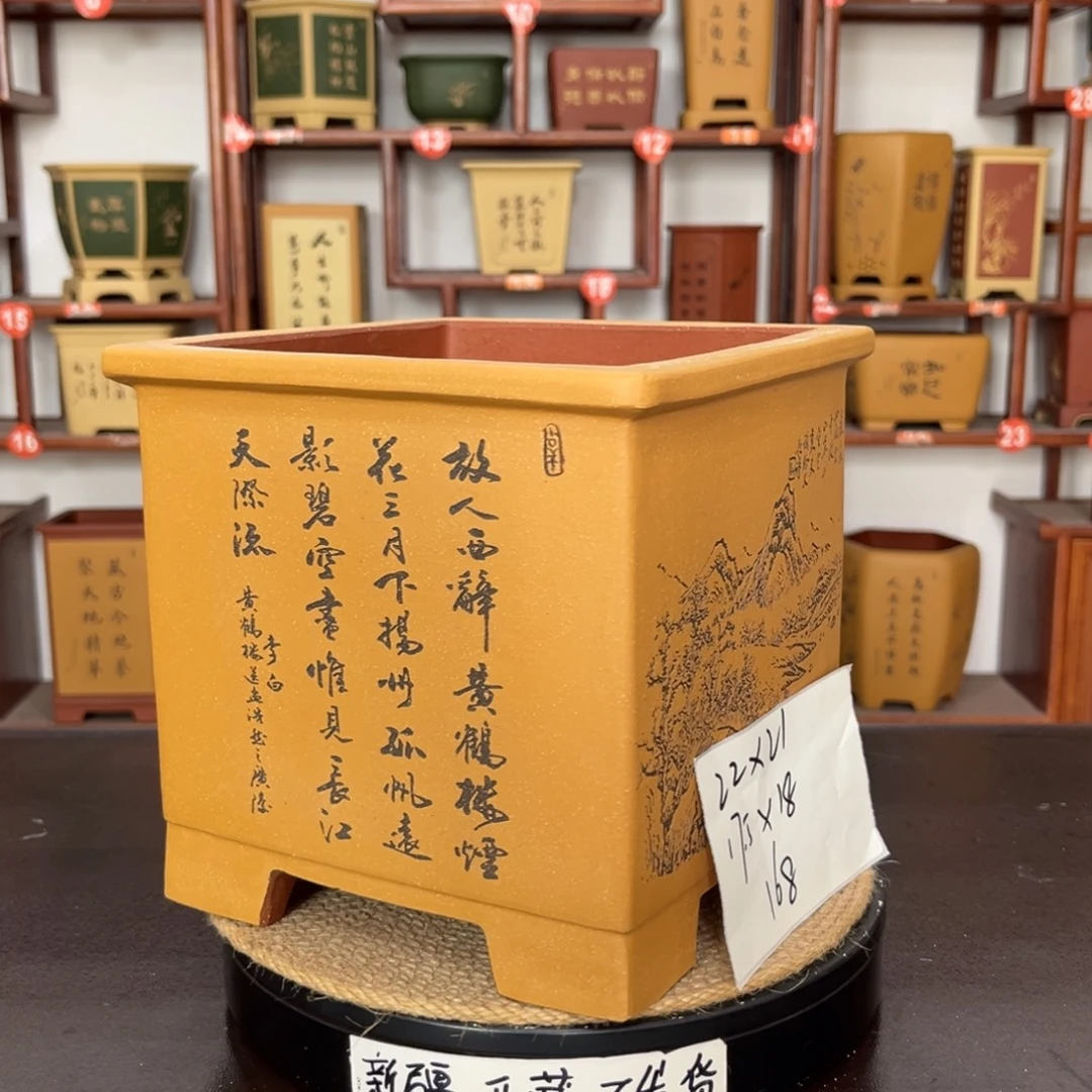 紫砂花盆紫砂花盆