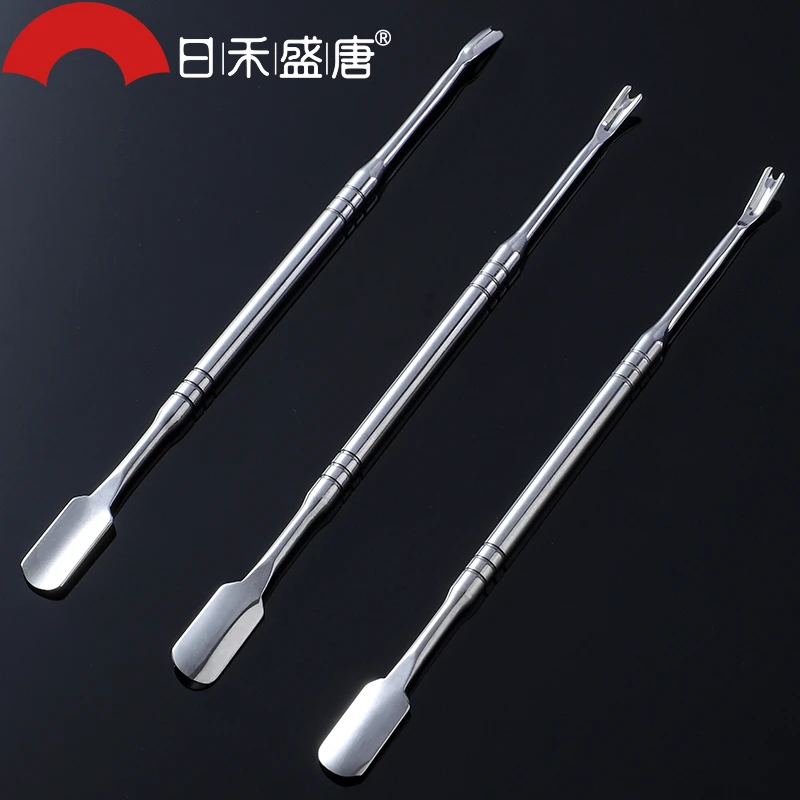 不锈钢死皮叉刀锋利去死皮手指甲工具修脚指美甲工具推剪挫角质铲