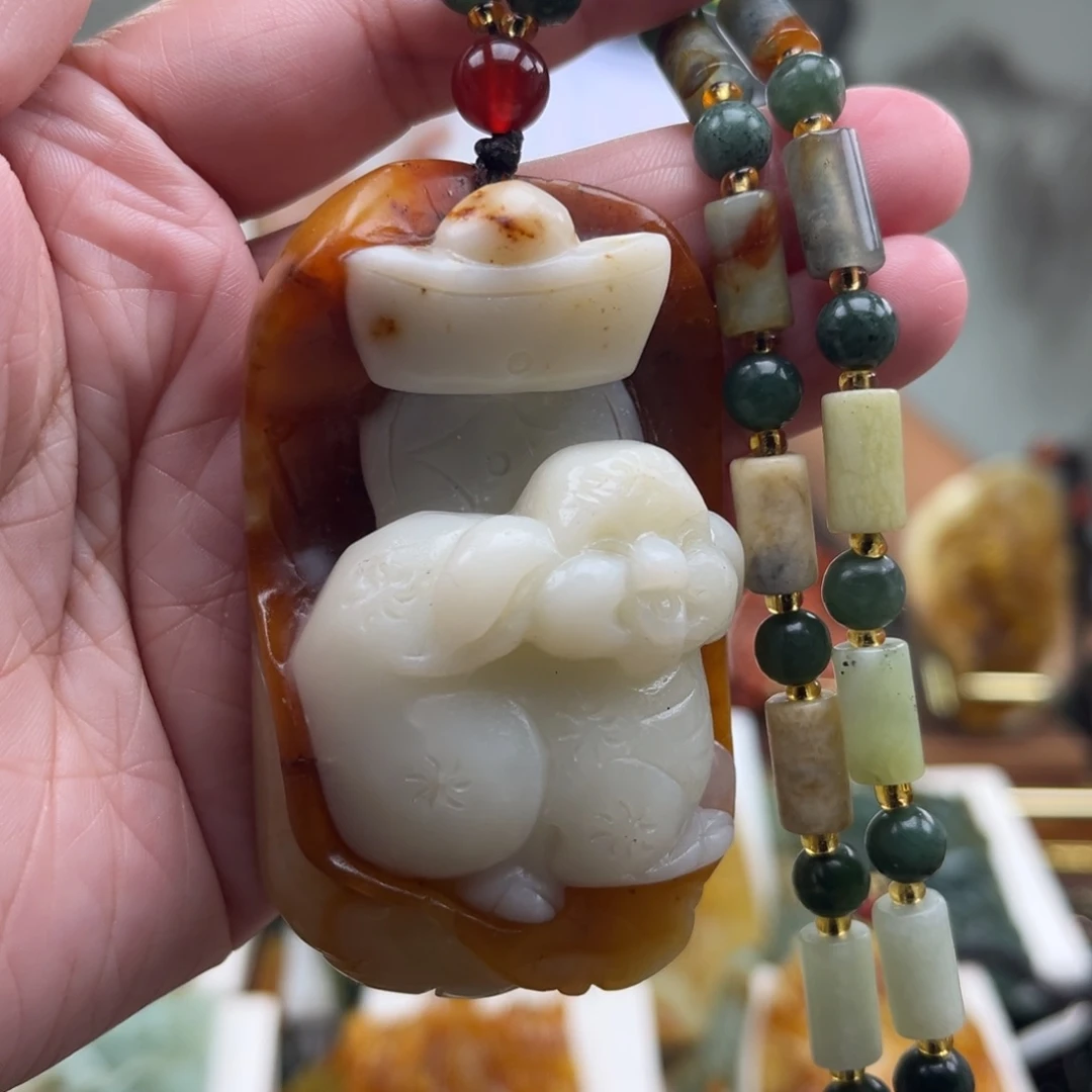 未镶嵌岫玉挂件挂件