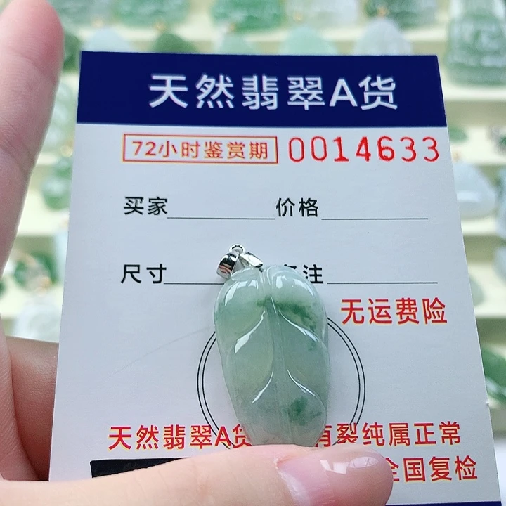 颈饰未镶嵌翡翠吊