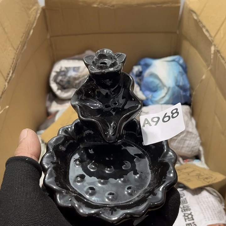 瓷片茶摆件工艺品摆件666