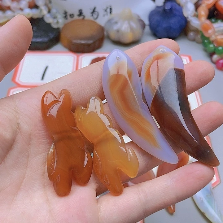 【闪购商品】未镶嵌玛瑙/玉髓珠宝半成品希**好