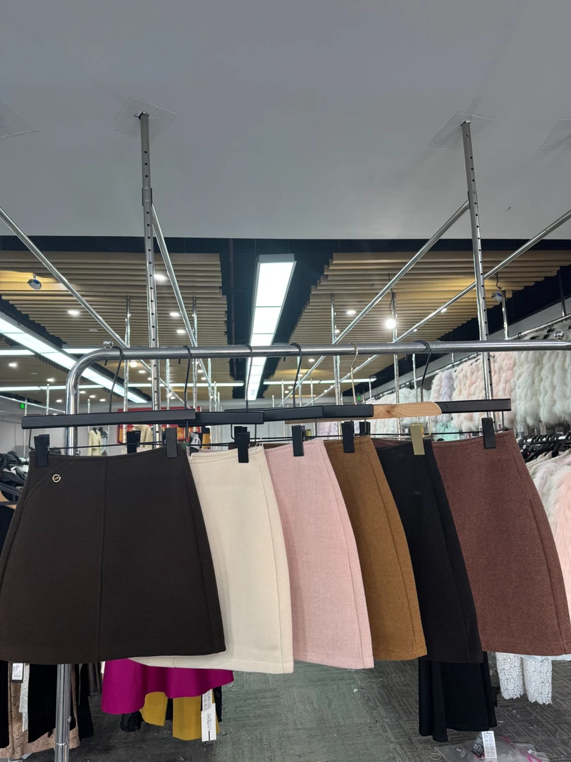 1280新】2024秋冬新款气质高腰A字包臀裙显瘦百搭甜美半身裙毛呢裙