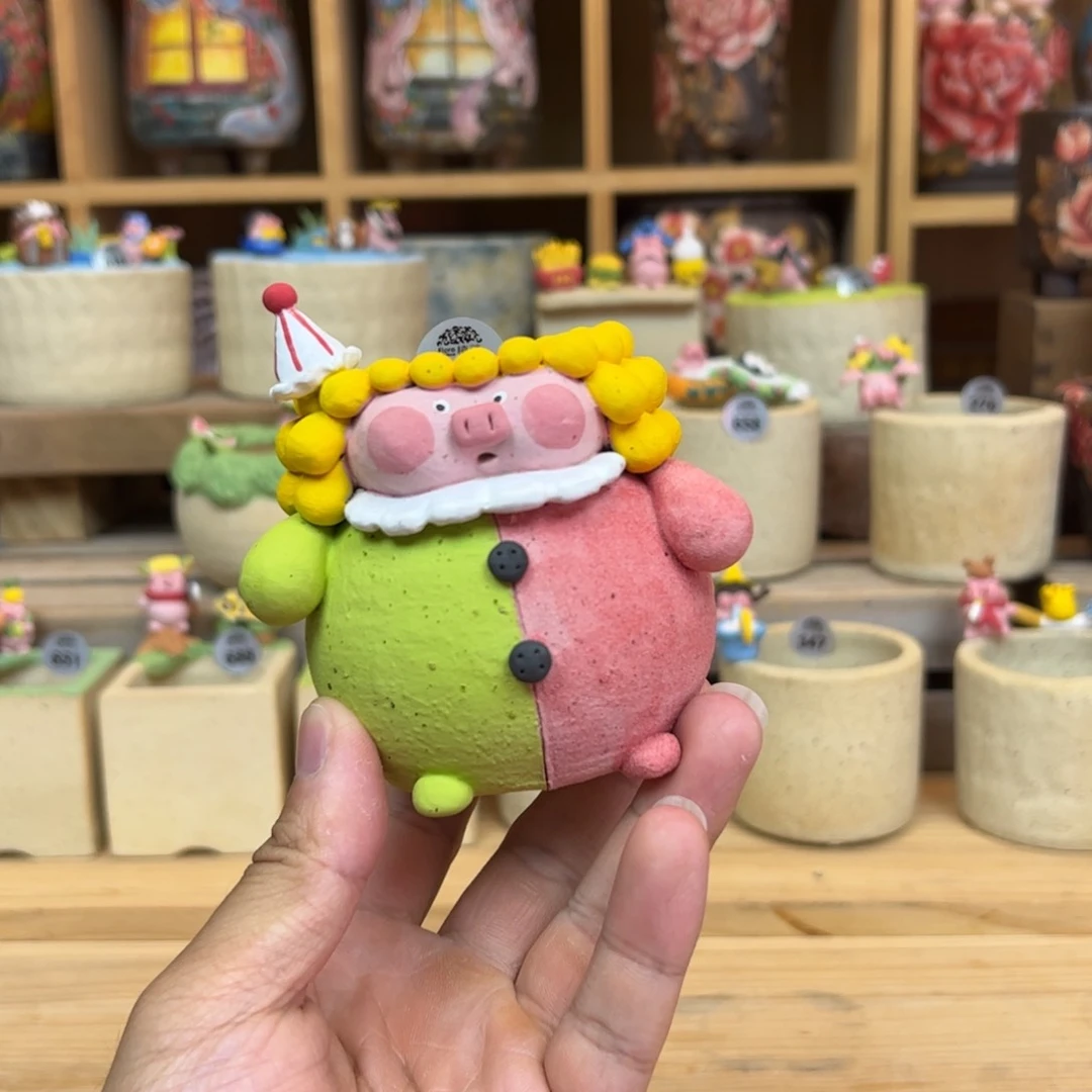 让***~647新款猪猪盆来咯来咯