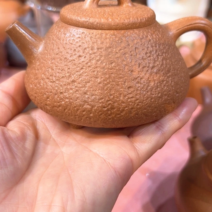茶壶紫砂锤纹石瓢170c c