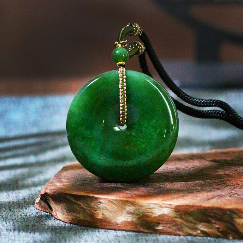 和田玉吊坠平安扣【5747EA】