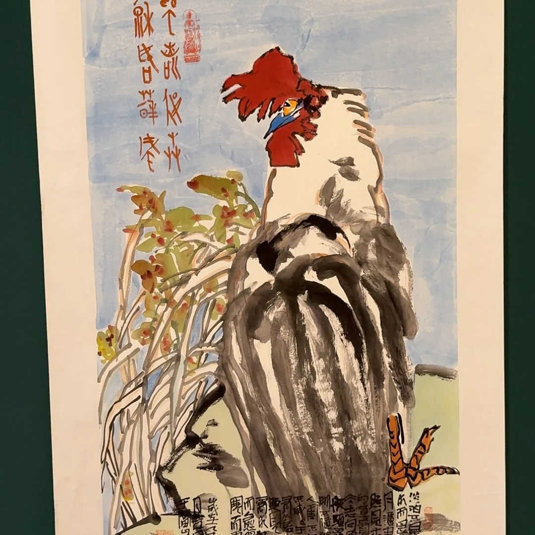 国画邹联富老师的作品