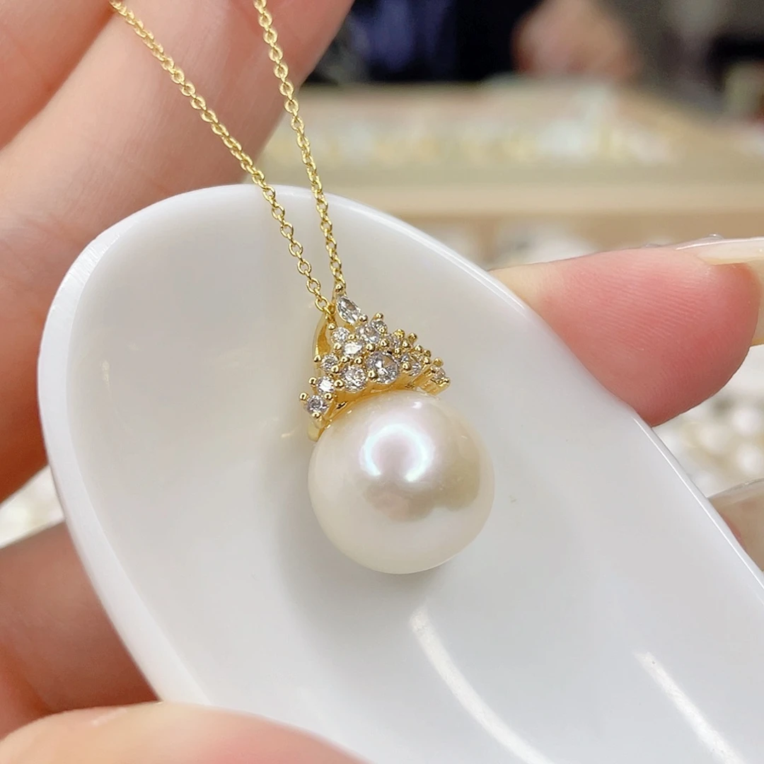 淡水珍珠合金吊坠(赠链)