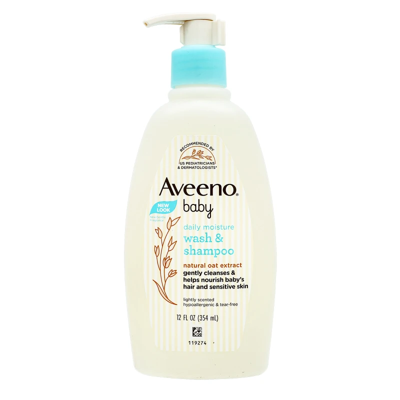 Aveeno/艾惟诺 婴儿每日倍护二合一洗发沐浴露 强生 354ml