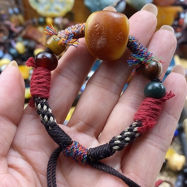 蜜蜡未镶嵌手链手链