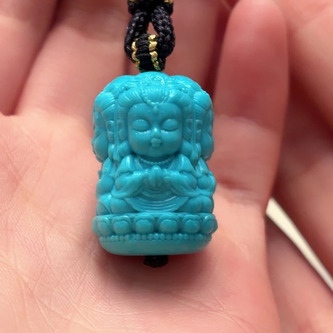 绿松石未镶嵌颈饰