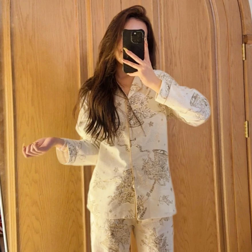 【素婉】百搭国风印花提花题材休闲睡衣