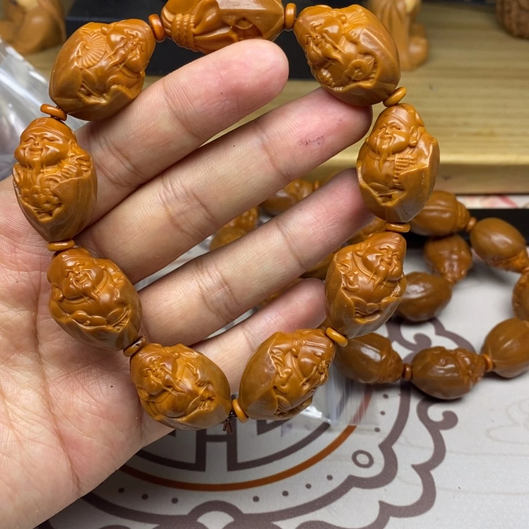 橄榄核手串/手链橄榄核雕刻工艺宇