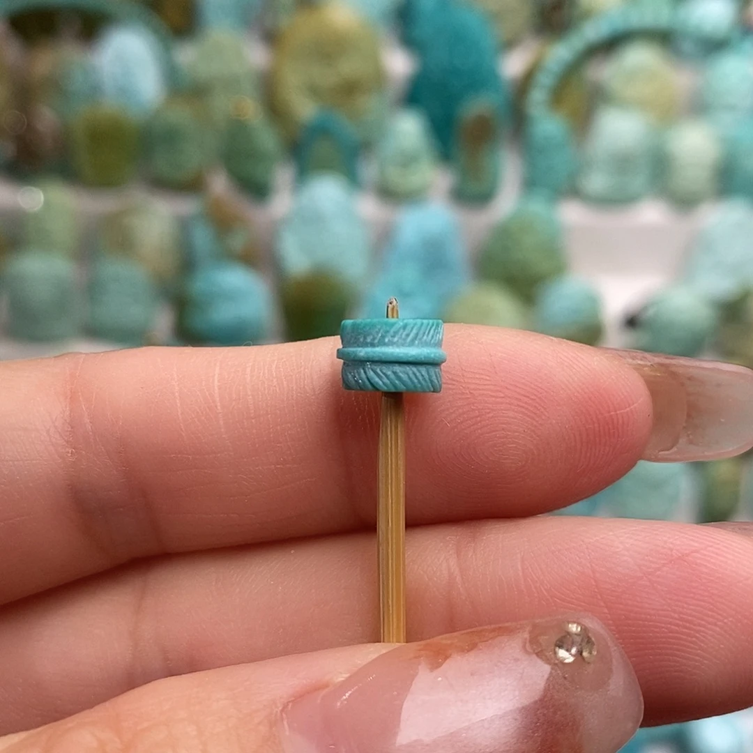 绿松石18K金镶嵌绿松石