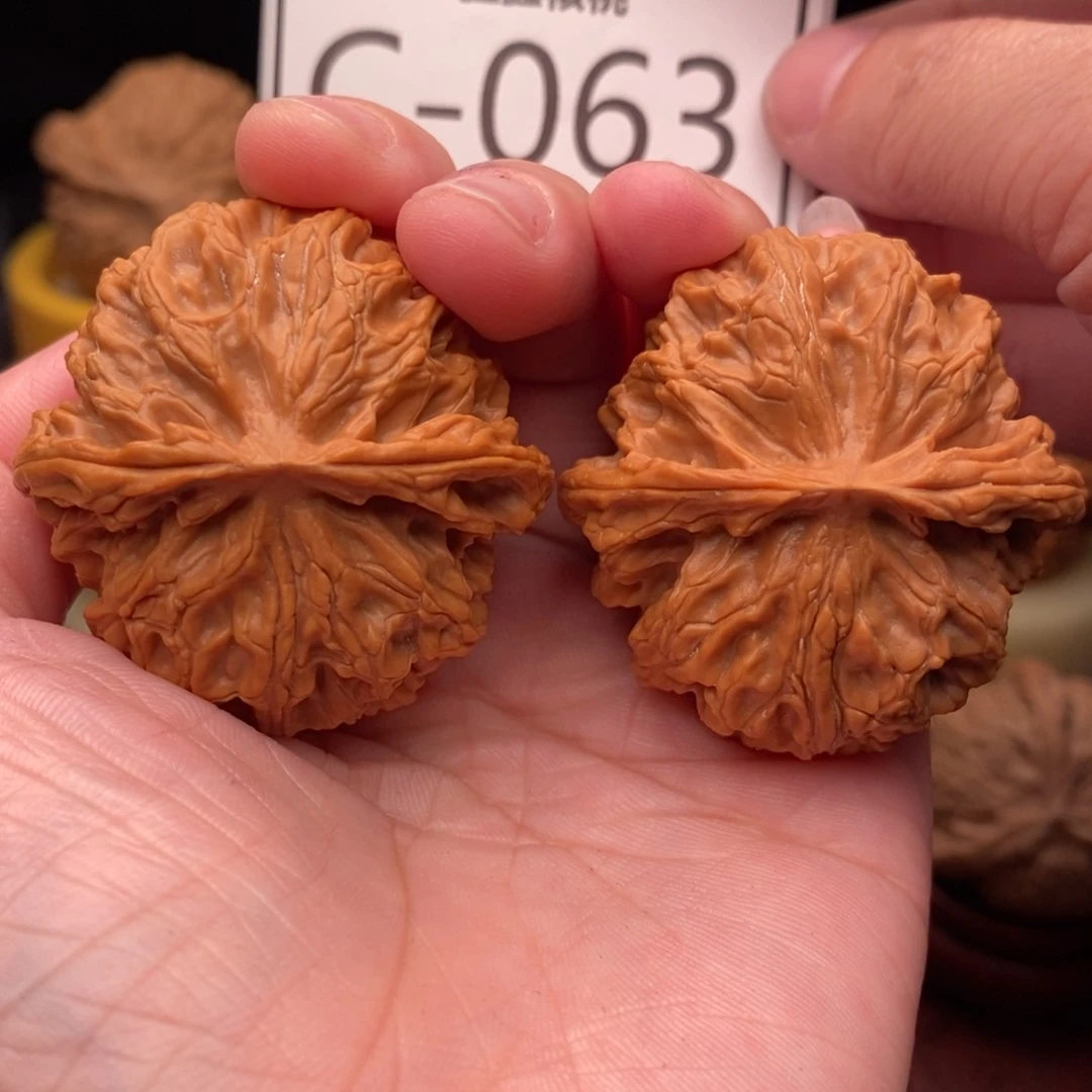 文玩核桃把件苹果42