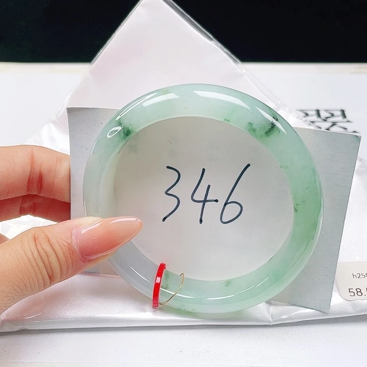 翡翠未镶嵌手镯58+正圈