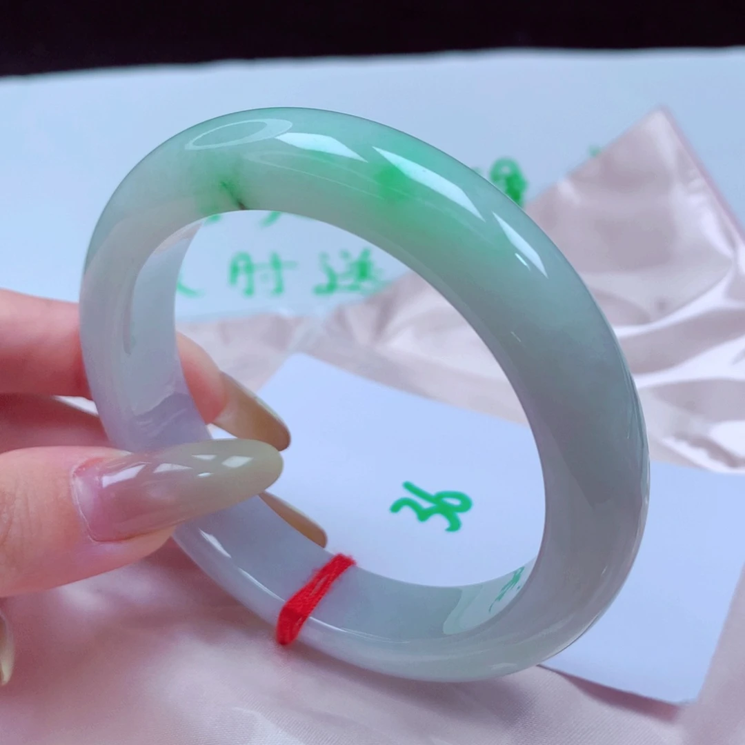 未镶嵌手镯翡翠天然缅甸翡翠A货手镯 36号