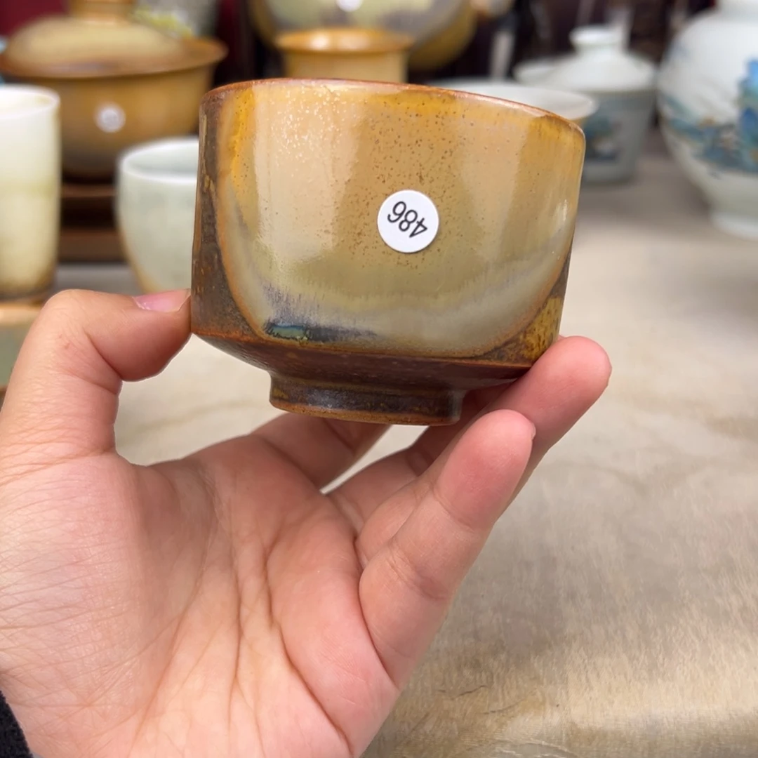 杯纯手工茶烧主人杯