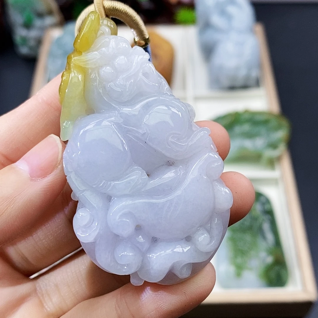 颈饰未镶嵌翡翠缅甸翡翠a货