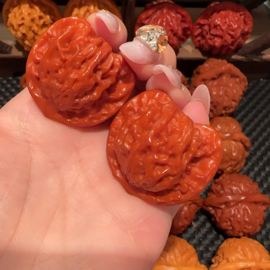 吊坠文玩核桃玉化粗筋盘山36精品1059