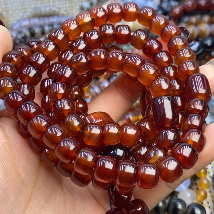 玛瑙/玉髓手链未镶嵌六**祥