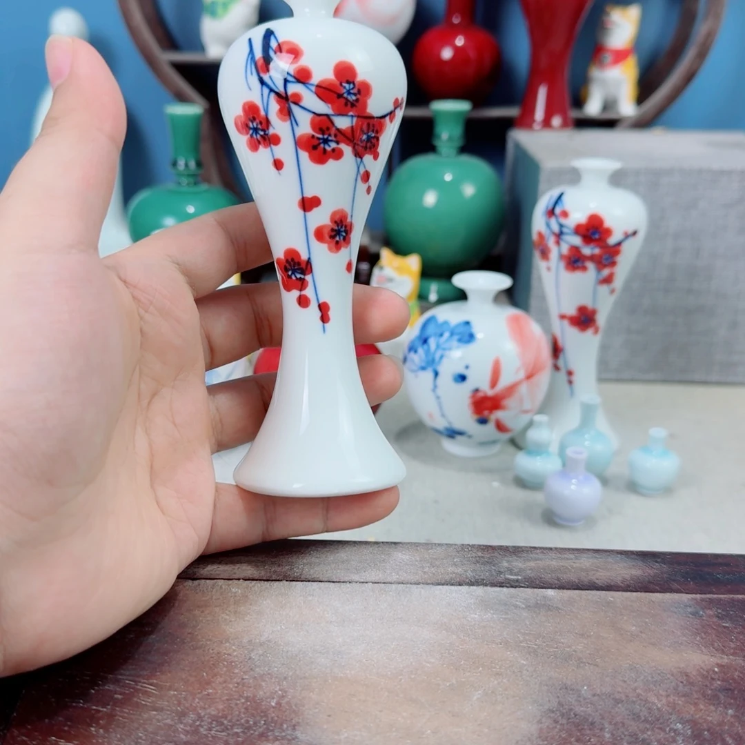 陶瓷手工小花器摆件
