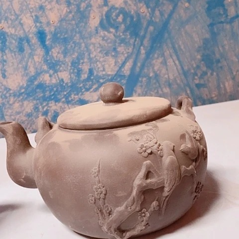 茶杯绿泥宜兴紫砂全手工制作工艺