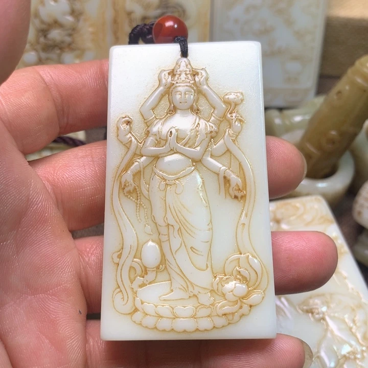 和田玉挂件未镶嵌用****1