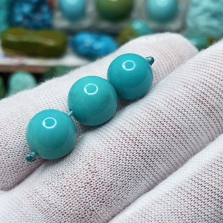 绿松石未镶嵌天然原矿 地大质检