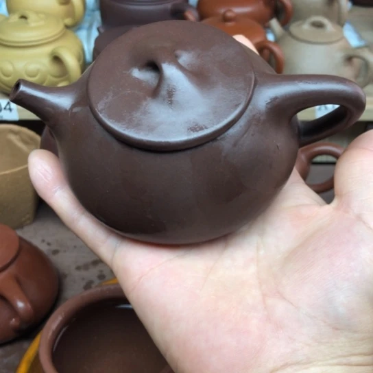 茶壶紫砂紫泥石瓢200豪升左右