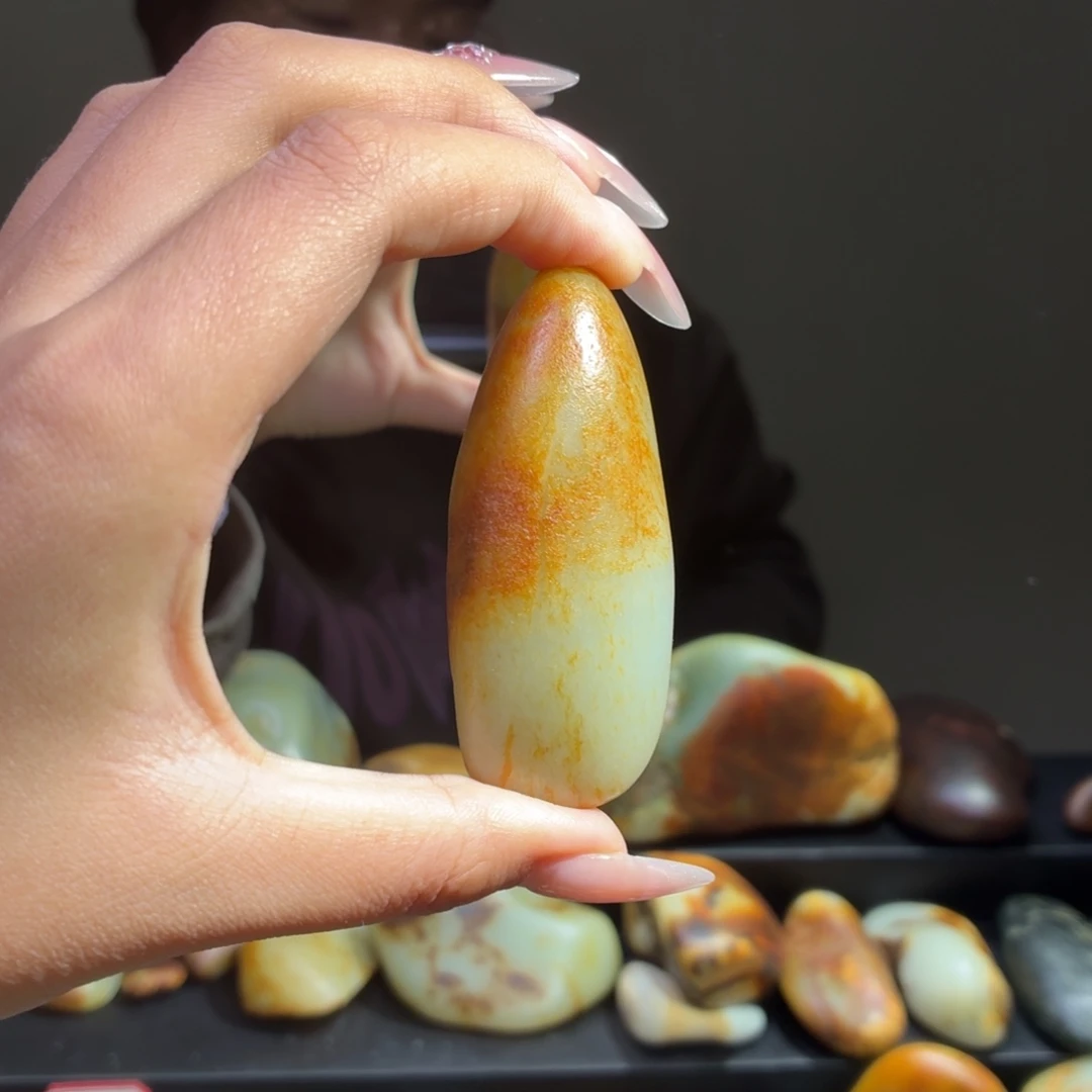 和田玉未镶嵌挂件82