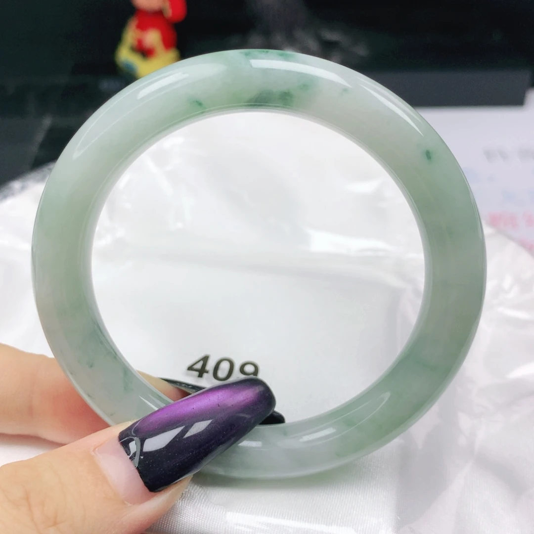未镶嵌手镯翡翠翡翠54.0飘花美人条