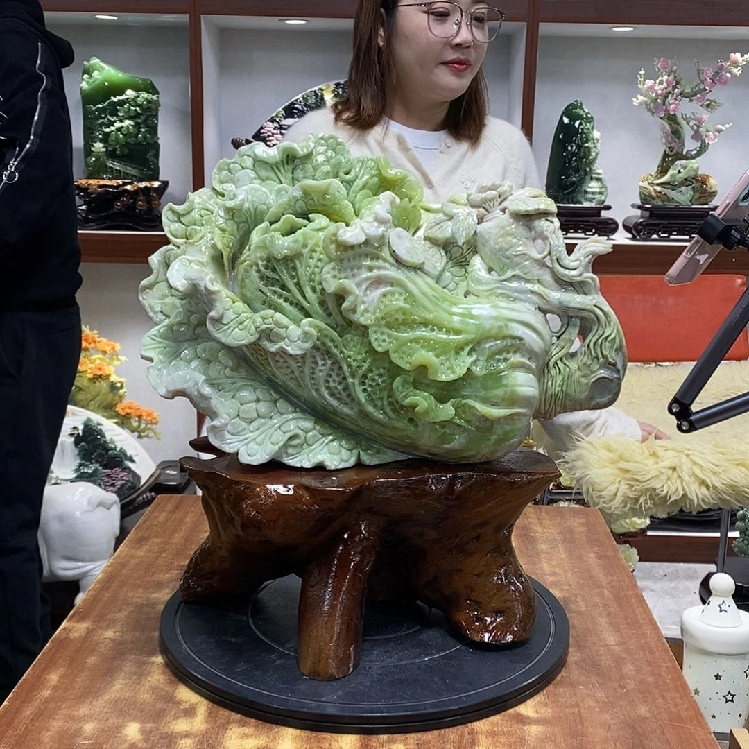 不***鱼玉山水摆件 玄关摆件