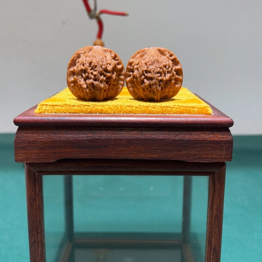 文玩核桃把件野生原树国玺狮子头 37 全品