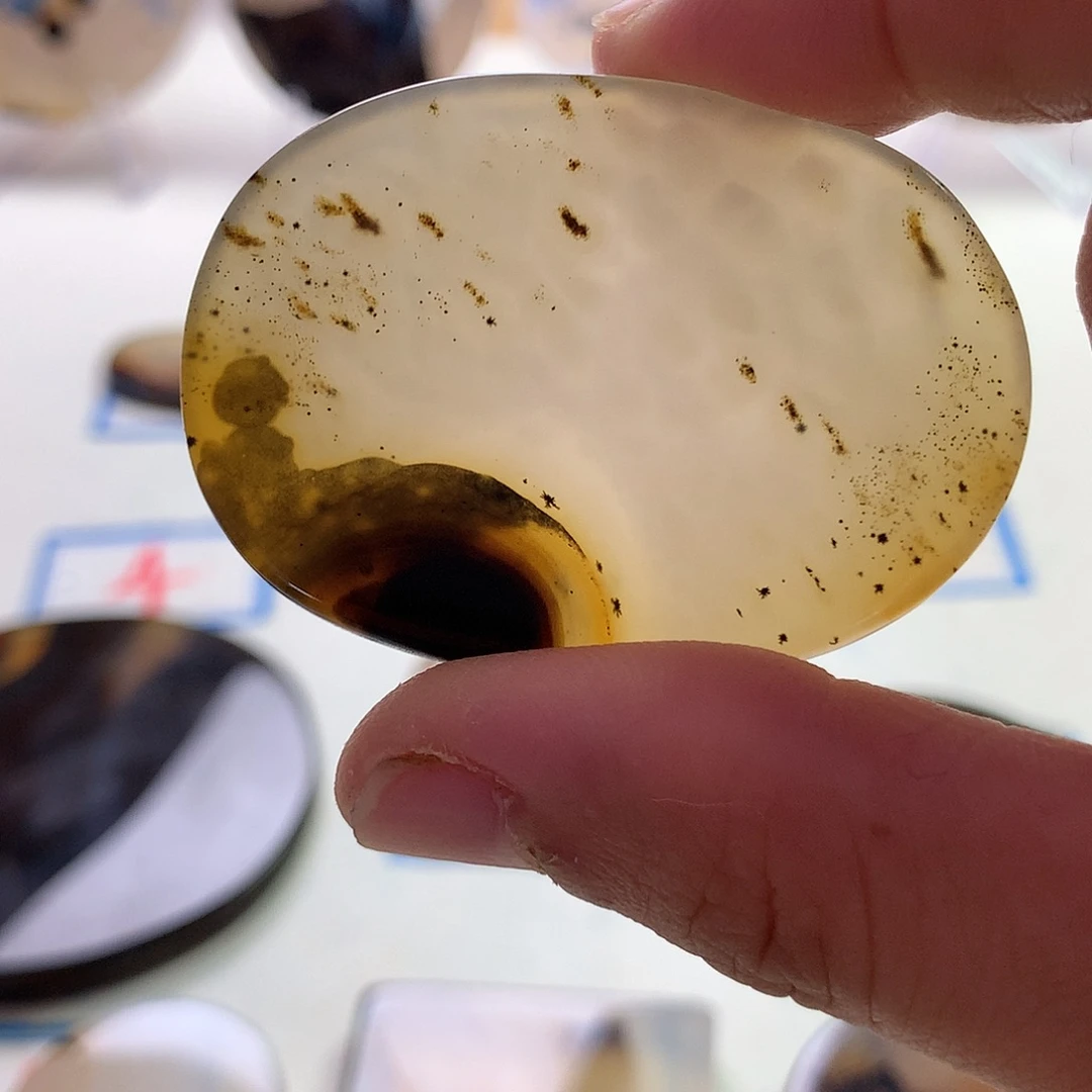 未镶嵌玛瑙/玉髓珠宝半成品