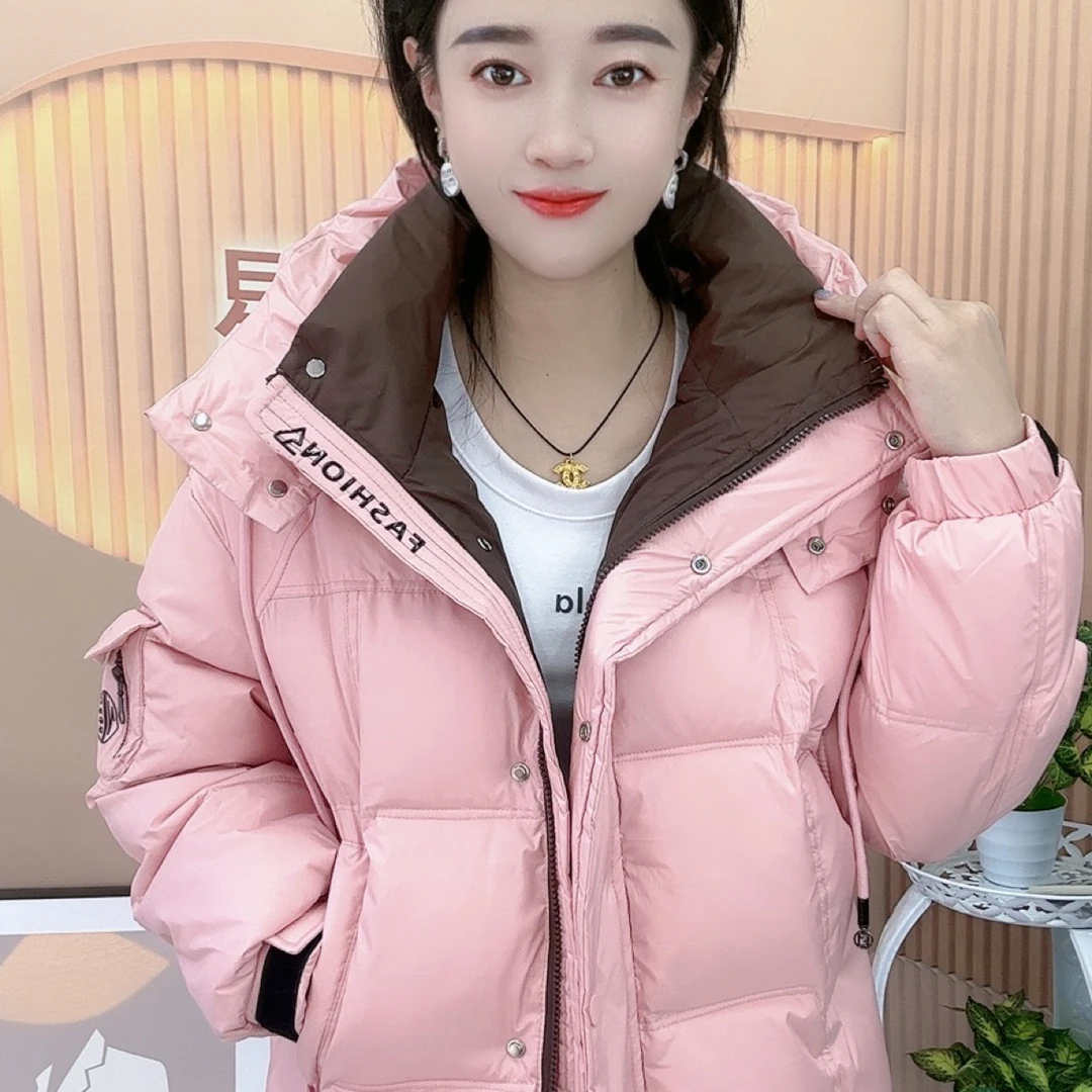 0392款时尚休闲百搭棉服外套(衣长64左右)