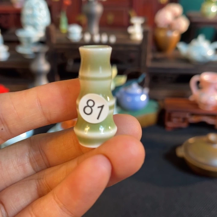 摆件微陶老王迷你花瓶