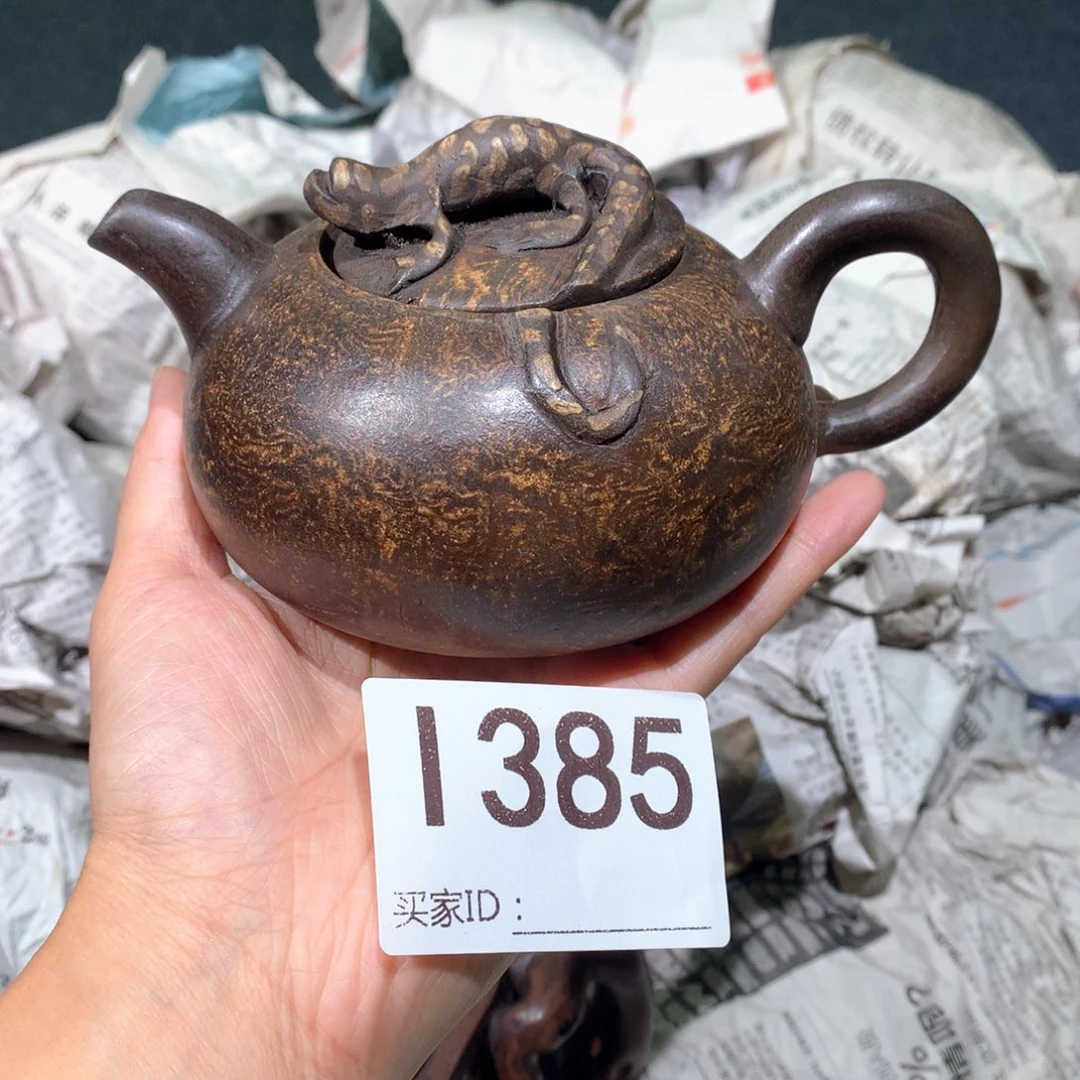茶壶粗砂紫砂茶壶385
