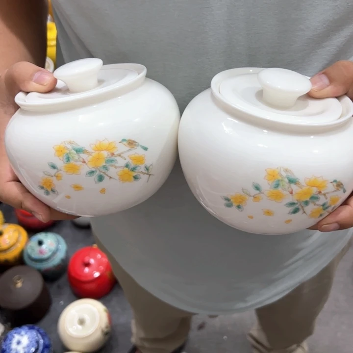 瑕疵福利品陶瓷茶叶罐